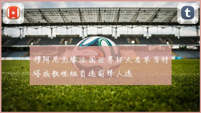 穆阿尼无缘法国世界杯大名单马特塔成教练组首选前锋人选